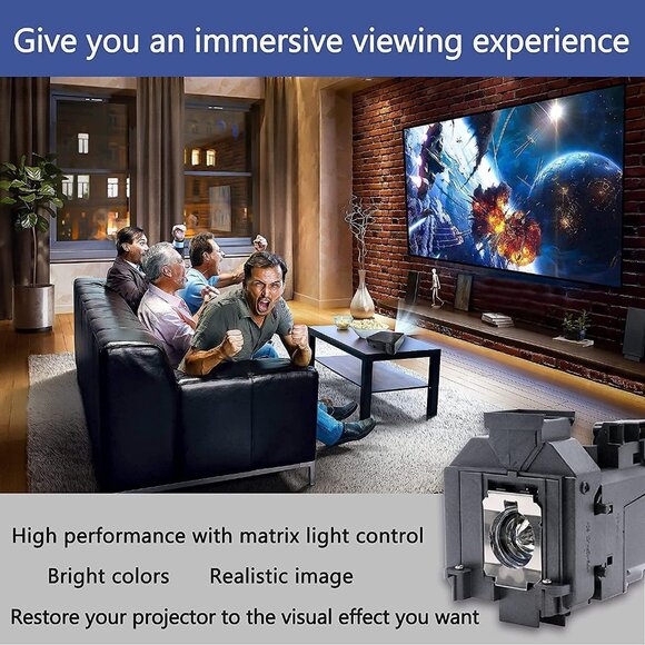 V13H010L69 Replacement Lamp Bulb for Epson ELPLP69 5020ub 5030ub 5025ub 5020ube - Picture 4 of 6